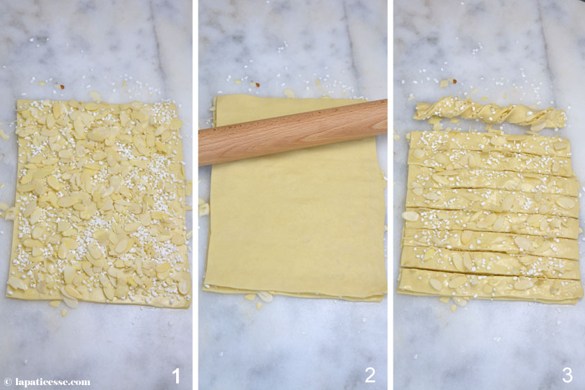 Sacristains Rezept Blätterteigstangen Zubereitung 1
