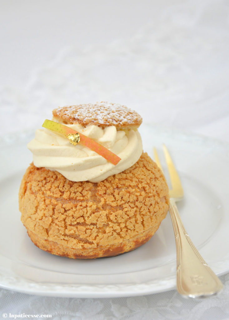 Windbeutel Mit Karamell Und Birne Choux Au Caramel Beurre Sale Et Poire La Paticesse Der Patisserie Blog 