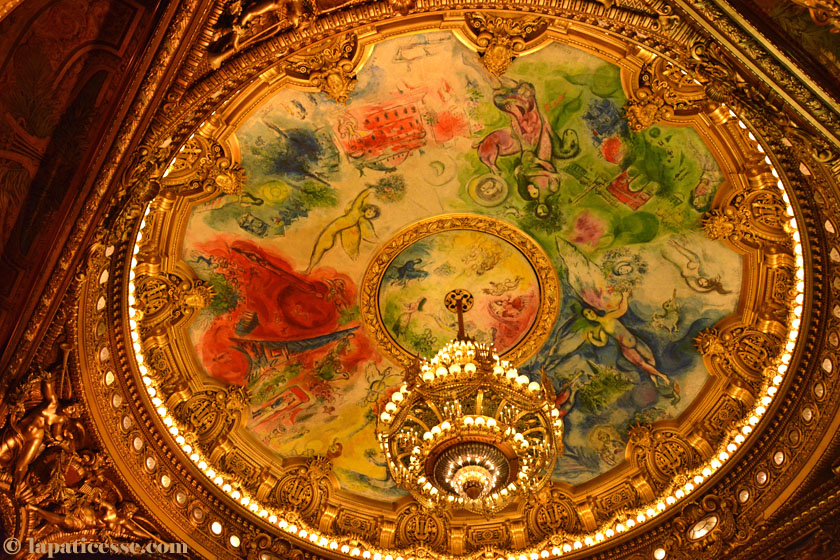 Paris Opéra Garnier Auditorium Decke