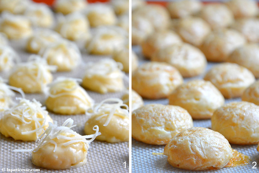 Petites gougères au gruyère Kleine Käsewindbeutel mit Gruyère - La ... Petites gougères au gruyère Kleine Käsewindbeutel mit Gruyère - La ...