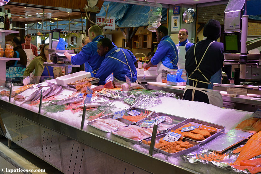 Paris Marche Beauvau Place d'Aligre Shopping Tipp Märkte Fisch