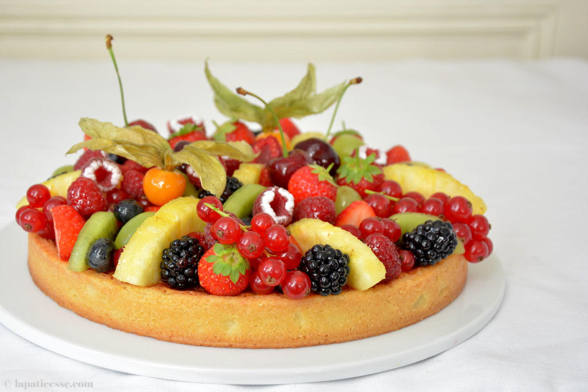 Französische Früchte-Tarte Rezept Tarte Corbeille de fruits