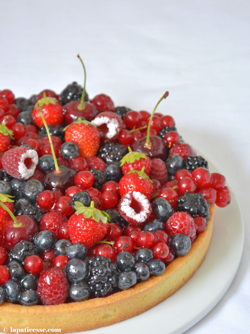 Tarte mit roten Früchten (Beeren) »Tarte aux fruits rouges« - La ...