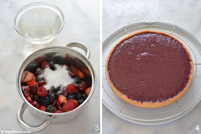 Tarte mit roten Früchten (Beeren) »Tarte aux fruits rouges« - La ...