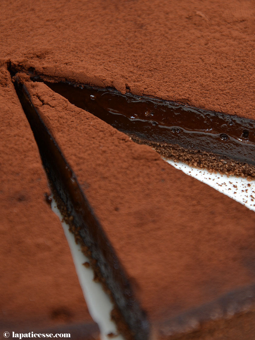 Warme Schokoladentarte Rezept Tarte tiède au chocolat noir Kakopulver