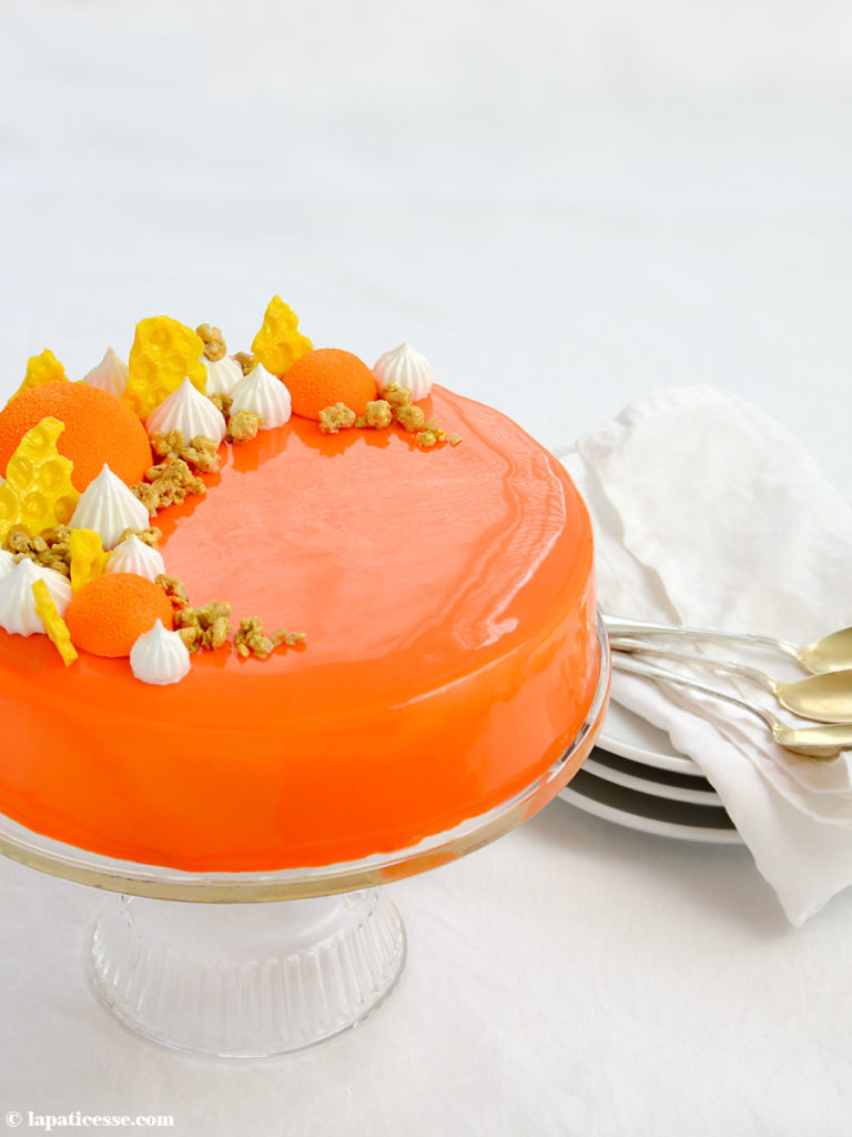 Entremets multivitaminé Multivitamin-Torte Rezept Karottenkuchen Mango