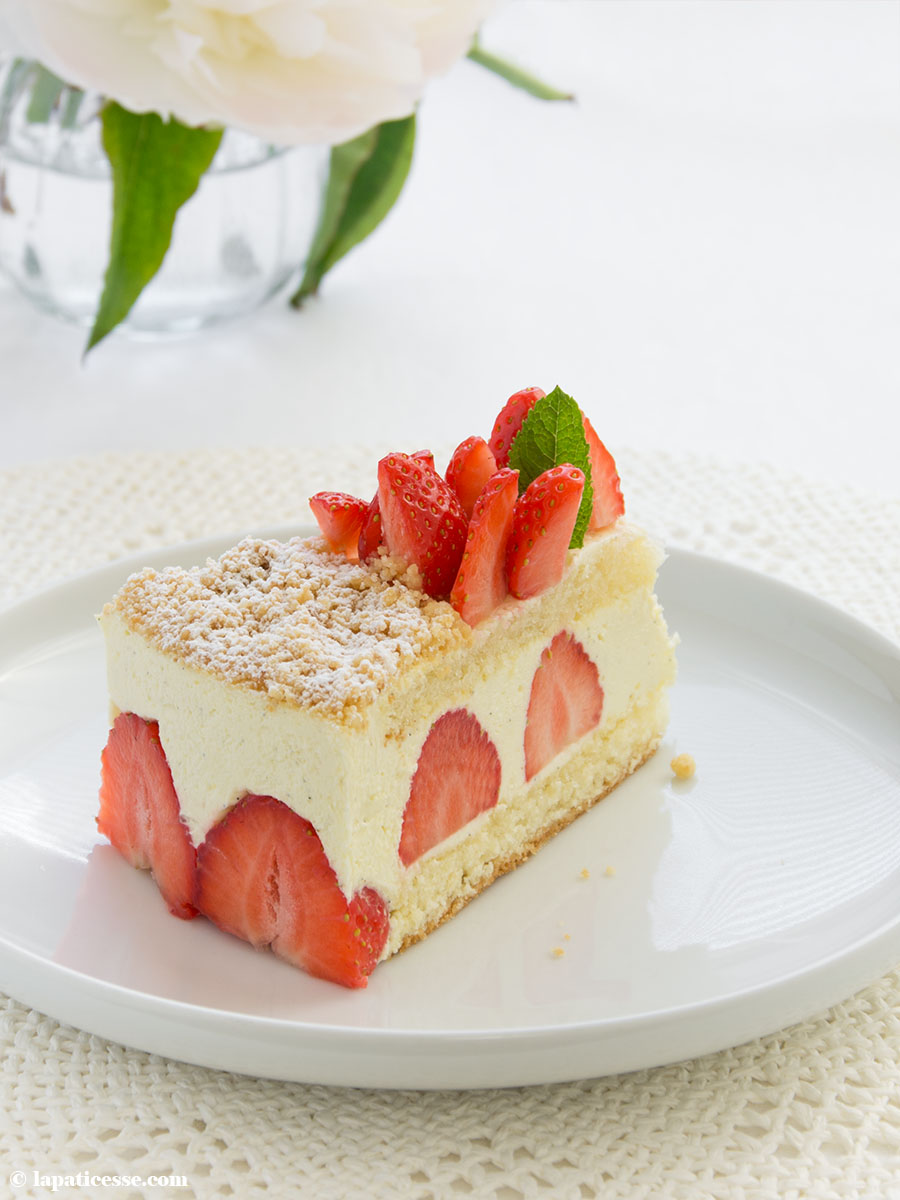 Fraisier Rezept französische Erdbeertorte Erdbeerkuchen aus Frankreich