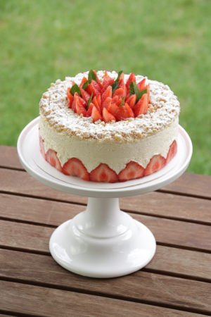 Fraisier Erdbeertorte