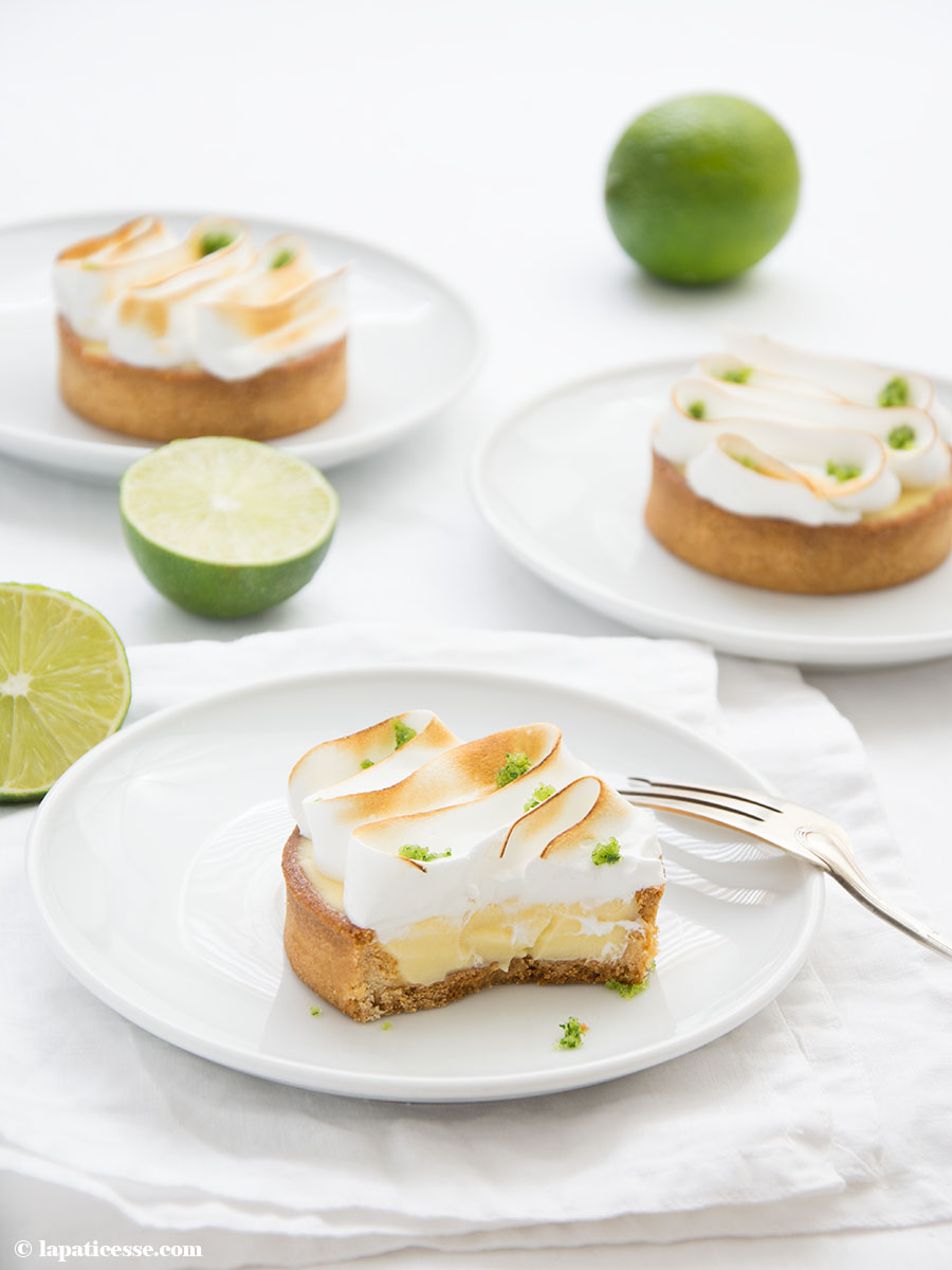 Limettentarte mit Basilikum Rezept Tarte au citron vert basilic Basilikumzucker