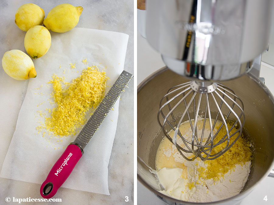Cake au citron Rezept Kastenkuchen Tipps Zitronenkuchen Zubereitung 3-4