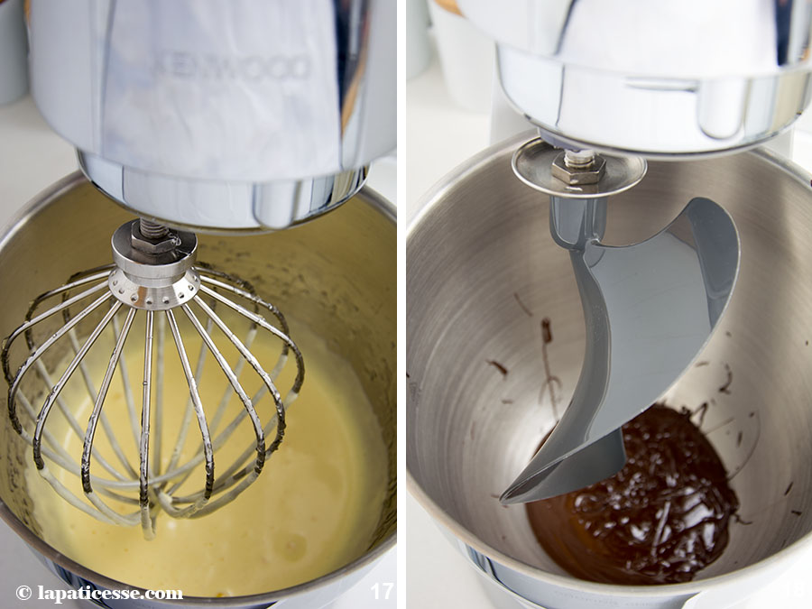 Schoko-Erdnuss-Torte Rezept Entremets très gourmand Mousse au chocolat Zubereitung 17-18