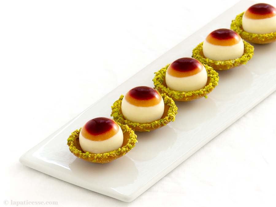 Pfirsich Melba Petits Fours Petits Fours Facon Peche Melba La Paticesse Der Patisserie Blog