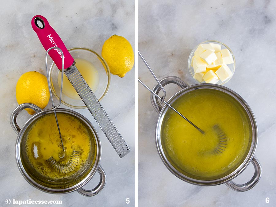 Zitronentarte Eis Rezept Lemoncurd Zubereitung 5-6