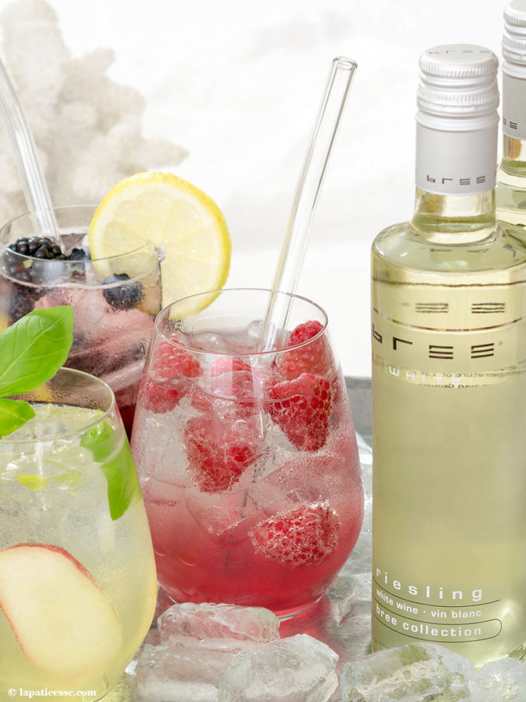 Weinlimonade Rezept Weinsirup Bree Wein Pinot noir Poolparty